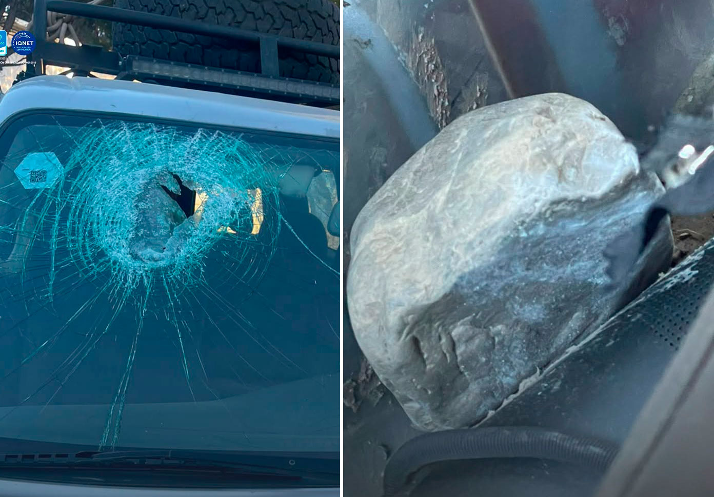 Aduana registra dos heridos y daños a vehículos tras ataque en la ruta Laja - El Alto