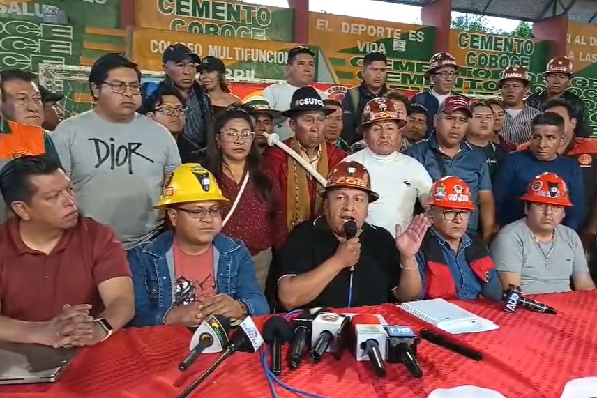COB se declara en emergencia y pide al Gobierno dejar de emitir decretos que afectan a la “clase más empobrecida”