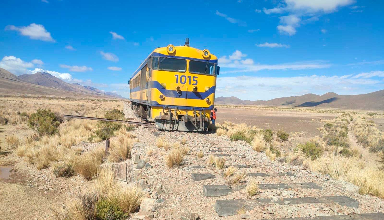 Roban 354 metros de rieles de ferrocarril en el departamento de Oruro