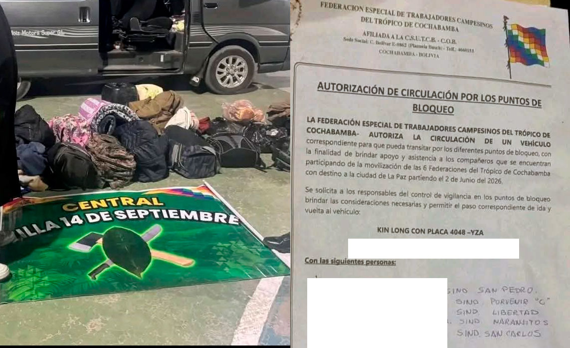 Policía detecta minibús enviado del Trópico que tenía “autor