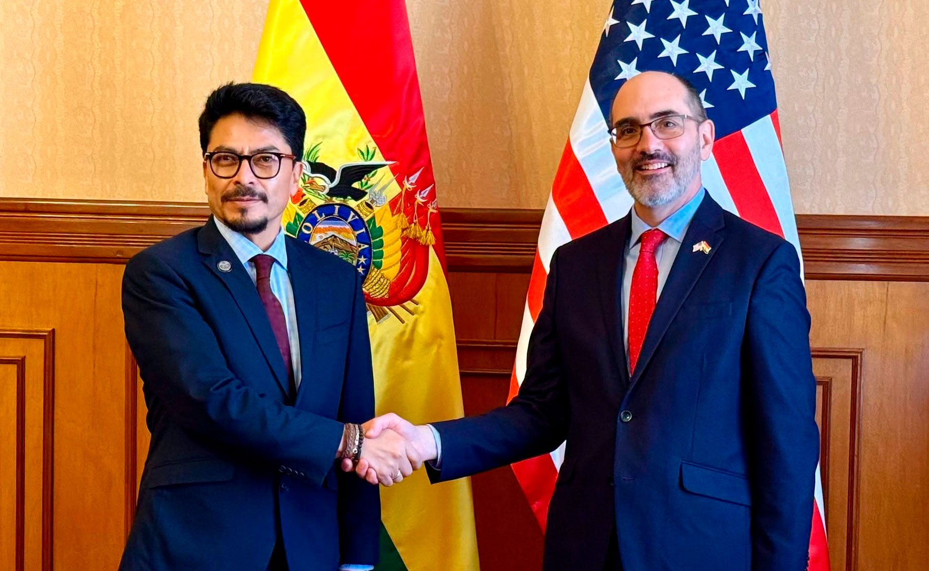 Nuevo Encargado de Negocios de EEUU se reúne con el Canciller y se ratifica apoyo