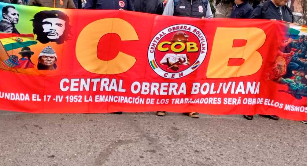 COB reprograma ampliado para este domingo y cambia de lugar a la ciudad de La Paz