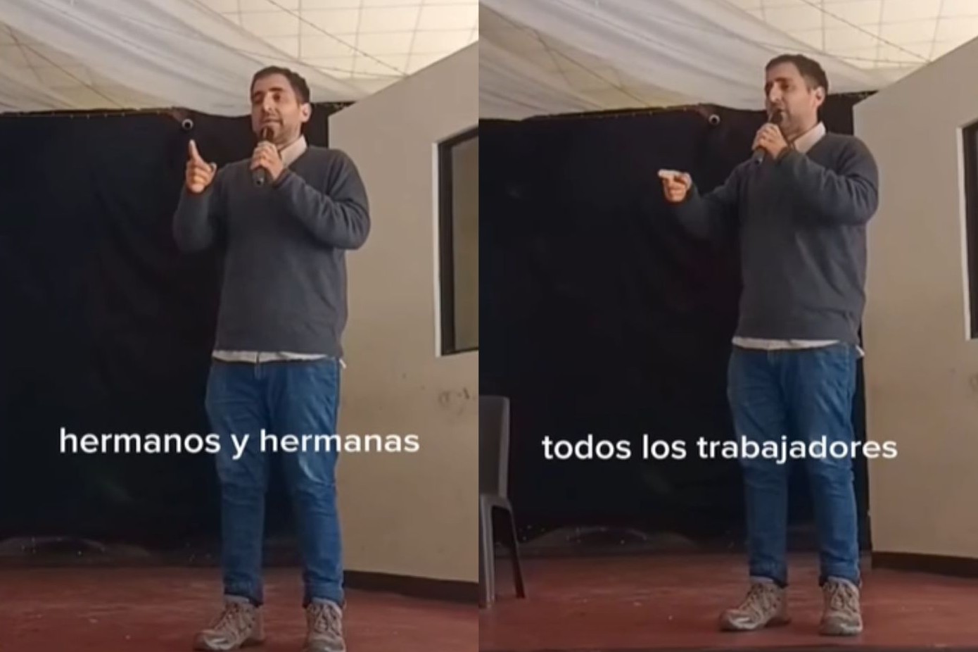 Dirigente argentino respalda bloqueos en ampliado de la COB y dice: “Milei es igualito a Paz"