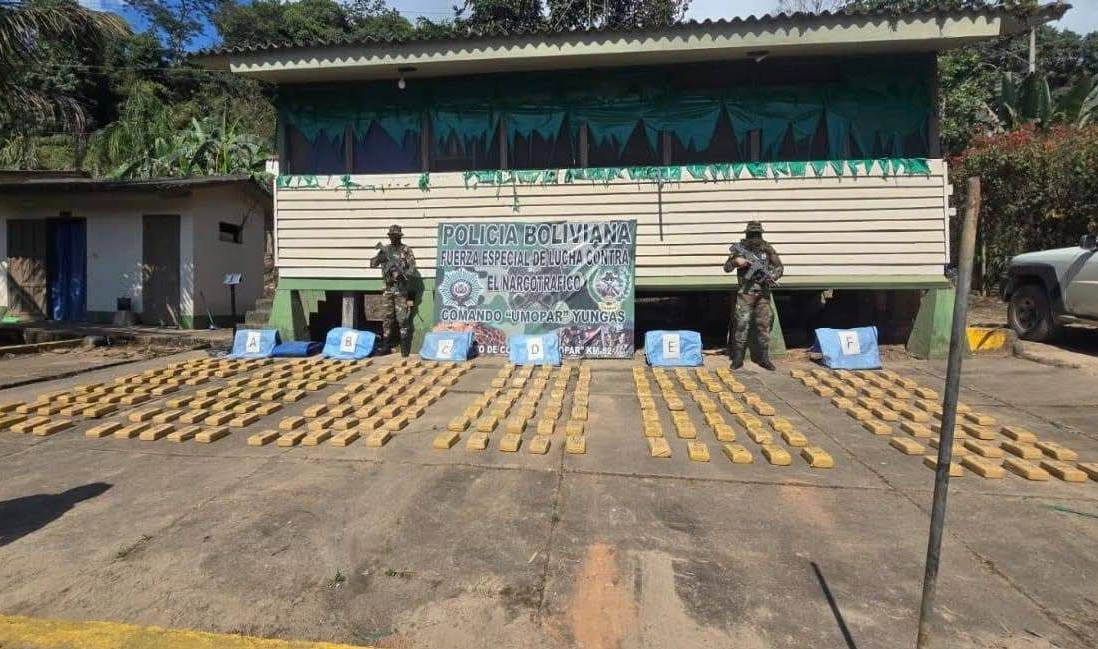 Gobierno reporta $us 100 millones de afectación al narcotráfico por 934 t de droga y bienes incautados