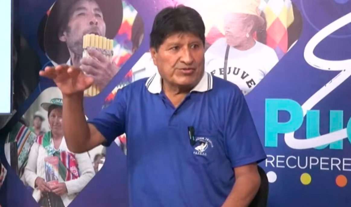 Evo dice que el apagón en el Trópico fue un “globo de ensayo”; habla de sonido de helicóptero y drones