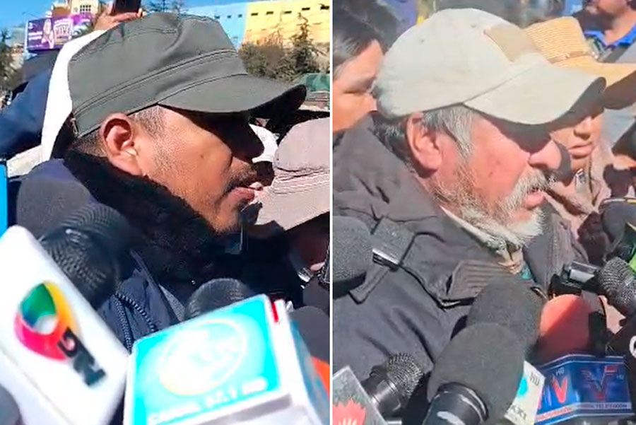 Dirigentes evistas se muestran en El Alto y condicionan la pacificación a que el presidente renuncie