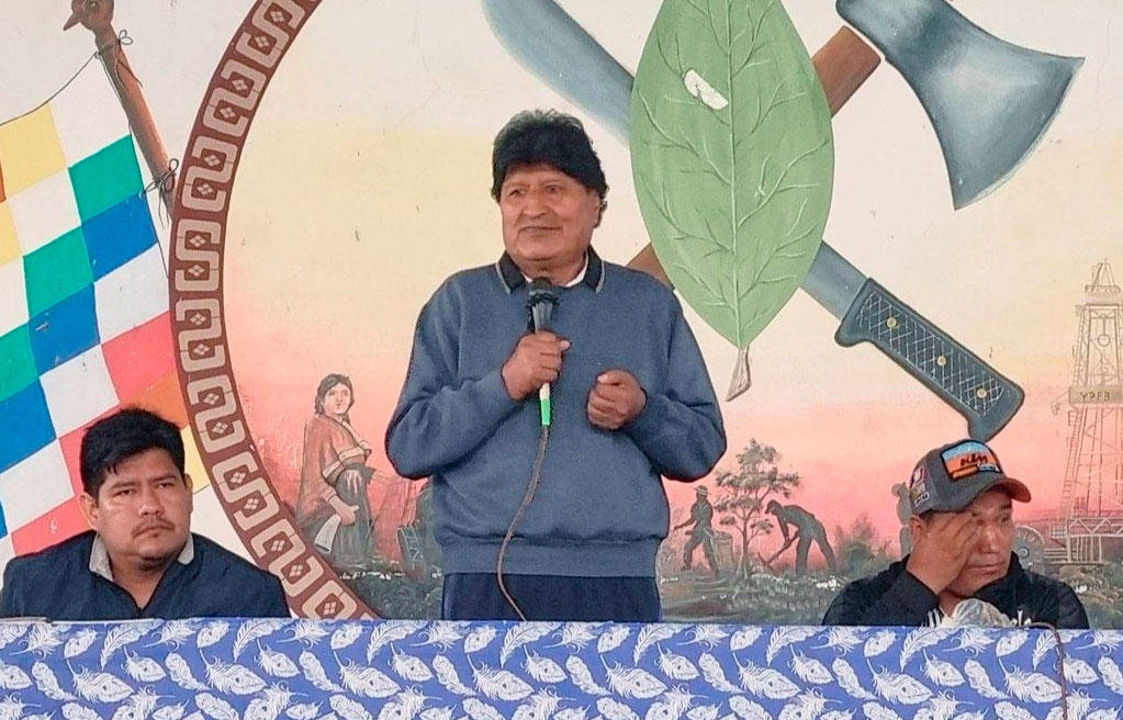 Evo responde a Zamora: “Los que invaden La Paz, El Alto y Bolivia, son los integrantes del Clan Paz”