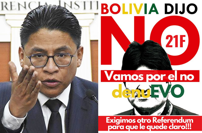 Lima reivindica el 21F y sugiere otro referendo para que quede claro el ‘no’ a Evo