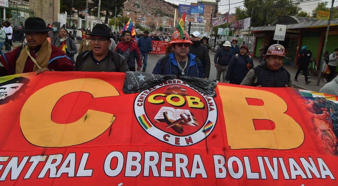 COB apela a los organismos de Derechos Humanos para frenar persecución y detenciones ilegales
