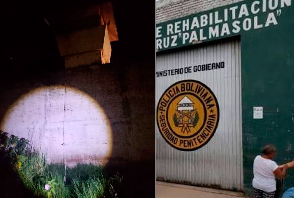 Fugan dos brasileños de Palmasola: uno procesado por asesinato y otro por tráfico de armas