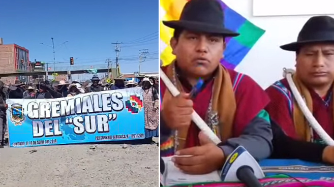 Dirigentes ‘Tupac Katari’ reclaman promesas electorales incumplidas y gremiales desconocen acuerdos