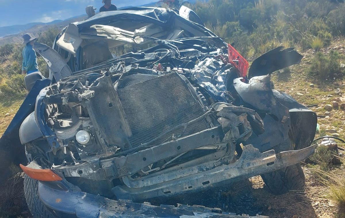 Fallecen cuatro personas en accidente de tránsito en el altiplano paceño