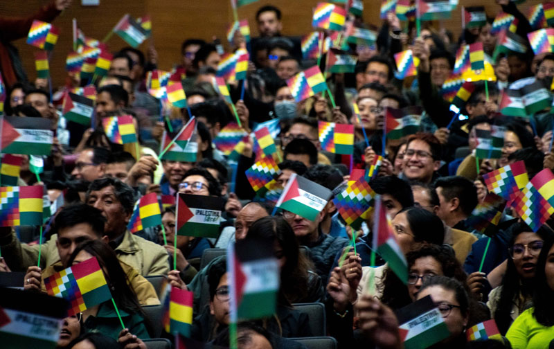 Estado boliviano aboga por el reconocimiento de Palestina en la ONU y lamenta el veto de EEUU
