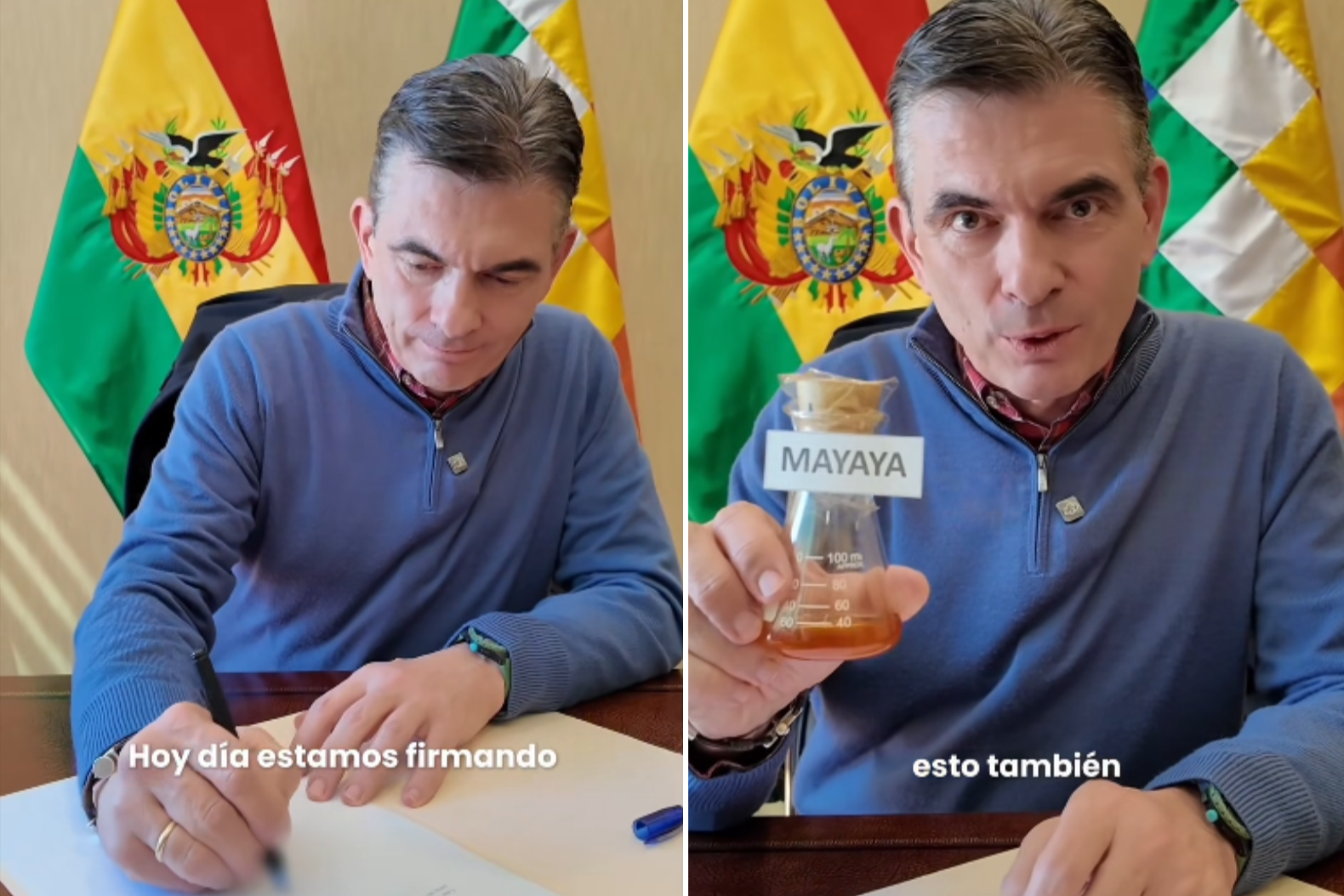 Paz firma ley para planta fotovoltaica en Viacha con inversión de 34 millones de euros