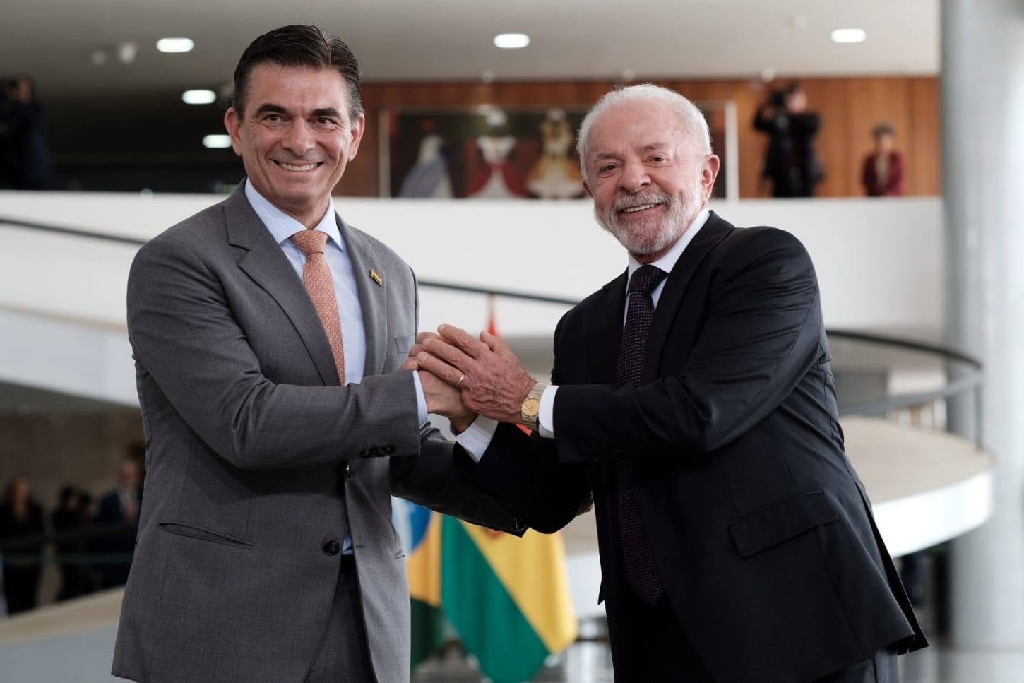 Lula agradece llamada de Paz y expresa su disposición a trabajar con Bolivia