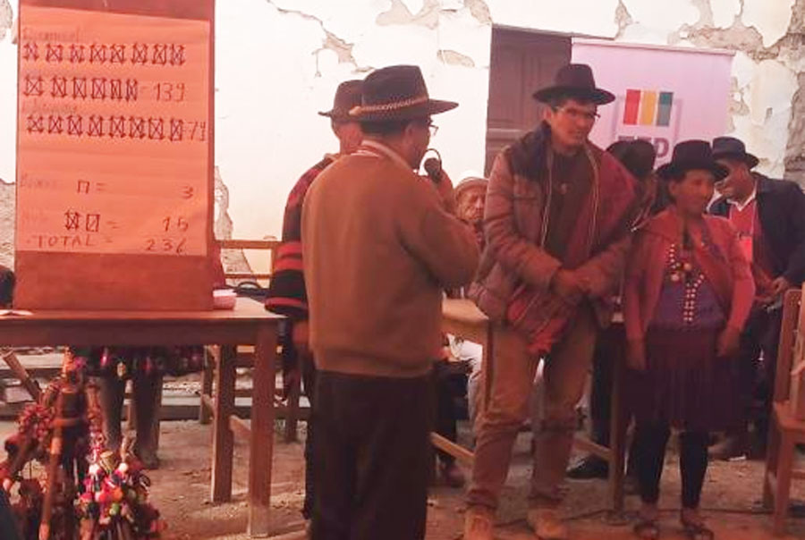 Nación Qhara Qhara elige a sus autoridades con paridad y voto secreto en Chuquisaca