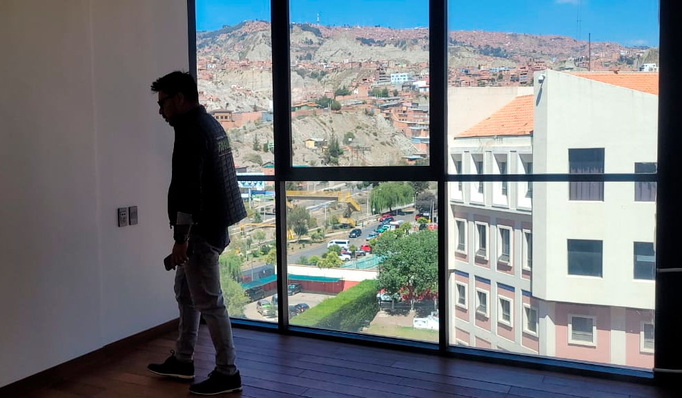 Penthouse del hijo de Luis Arce pasa a administración de Dircabi