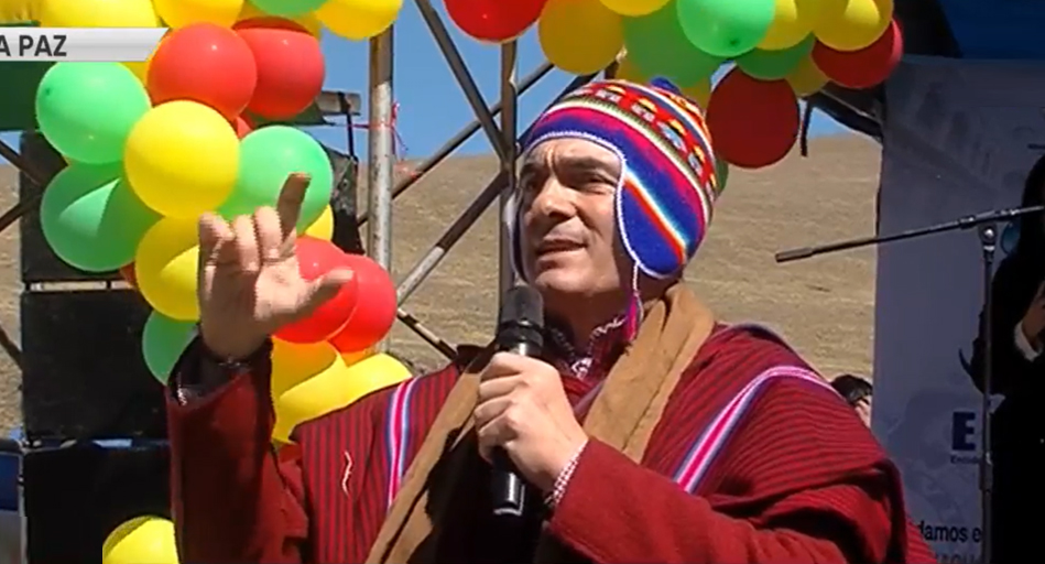 Presidente Paz entrega presa para regar 7.000 hectáreas en Batallas y Pucarani, llama a evitar loqueos