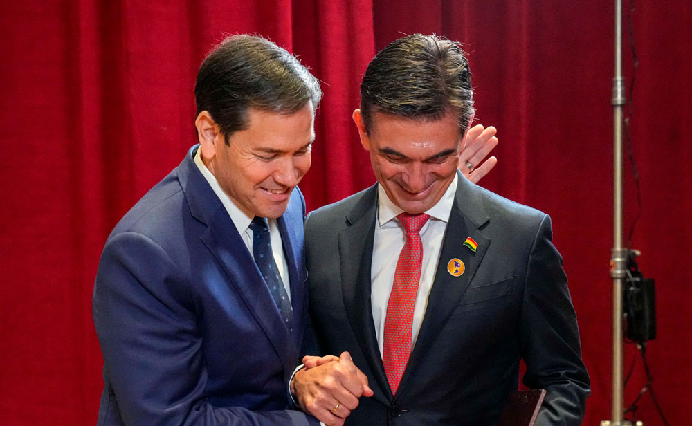 EEUU da su espaldarazo al Gobierno de Paz: “toma acciones audaces para combatir el narcotráfico”