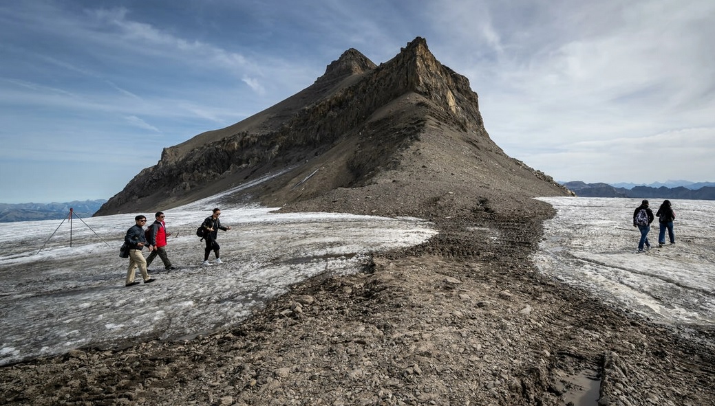 El deshielo de los glaciares revela un paso suizo enterrado durante al menos 2.000 años